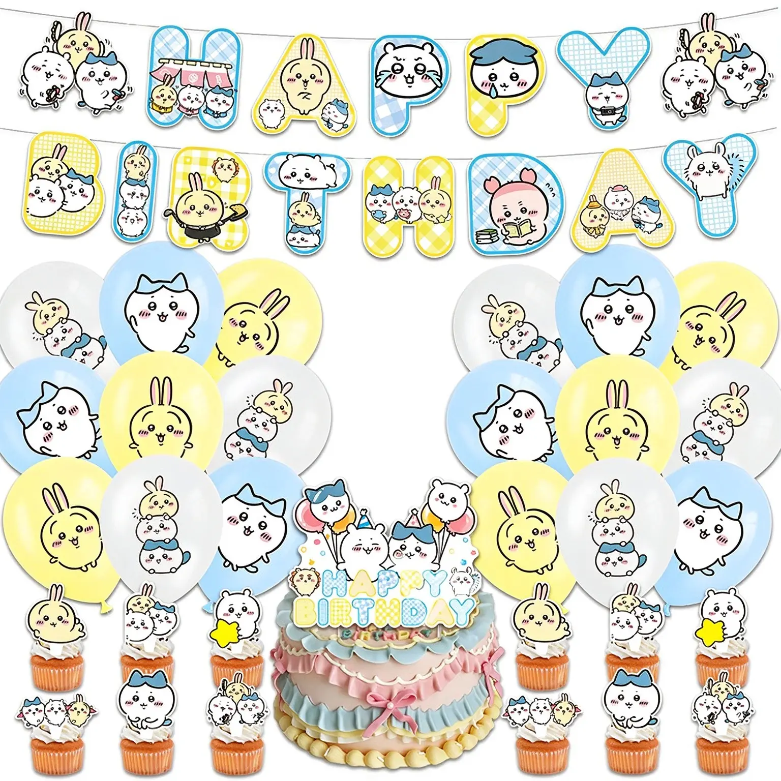 Jiyikawa Birthday Party Jiyikawa Birthday Party Decorations, Banners, Balloons, Backdrops, Cake Inserts, Usachi Party SuppliesDecorations, Banners, Balloons, Backdrops, Cake Inserts, Usachi Party Supplies