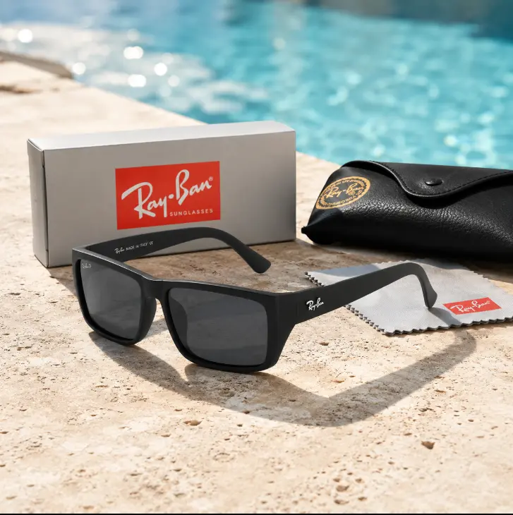 RB2140 Polarized Sunglasses, Full Box Outdoor Eyewear for Driving, Fishing