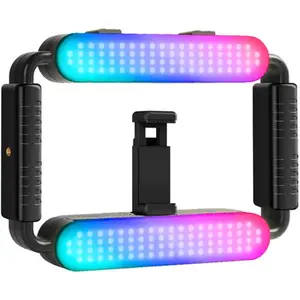 GVM TL15RS RGB Bi-Color Smartphone Video Camera Rig Light