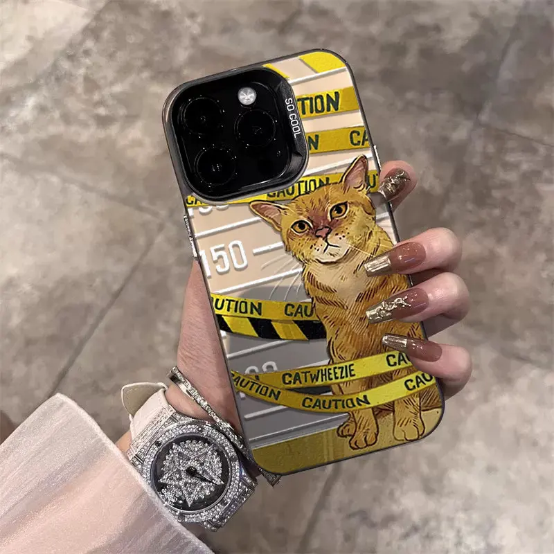 Casing Criminal Kitten for Galaxy iPhone 11 12 13 14 15 16 PRO MAX 14 15 16 PLUS X XR XS MAX Galaxy A71 A55 A54 A53 A51 A35 A32 A25 A23 A15 A14 A13 4G A12 A03S A03 S24 PLUS S23 S24 S25 Galaxy S22 S23 S24 S25 ULTRA S20 S21 S23 FE Premium
