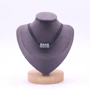 Pre-owned Christian Dior Mosaic Ribbon Choker Necklace W21505