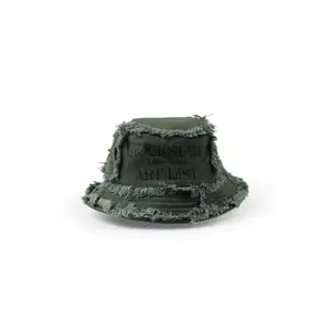 Ivo Army Green Patchwork Bucket Hat