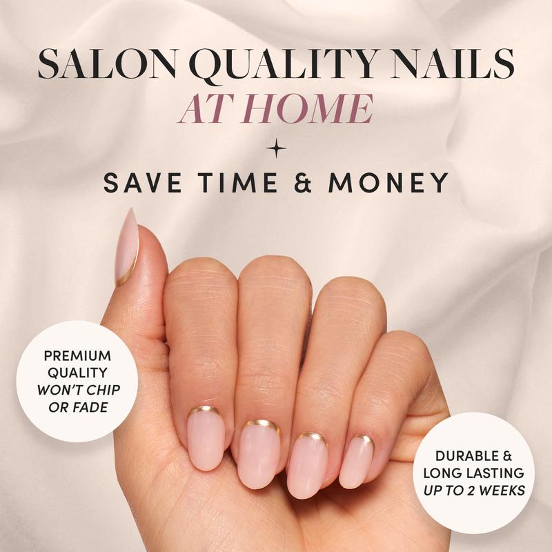 Glamnetic Short Oval Press On Nail Collection