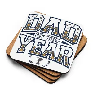 Cork-back coaster