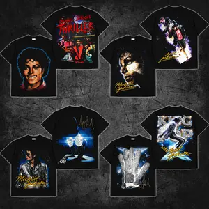 Collection] Michael - Michael Jackson Biopic Movie Merch 2026 Premium Washed Cotton T-Shirt For Michael Jackson Fans, King Of Pop Graphic Pop Music Shirt, Gift For MJ Fan Graphic Tee, Michael Movie Fan Merch Shirt.