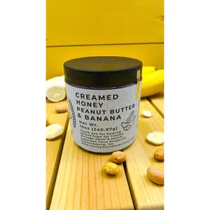 Creamed Honey Peanut Butter Banana - Barley Moon Botanicals - Pure Honey, Natural Ingredients