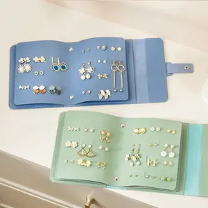 Foldable Earring Storage Bag, Travel Case with Detachable Dividers, Perfect for Rings and Accessories, Great Gift Choice