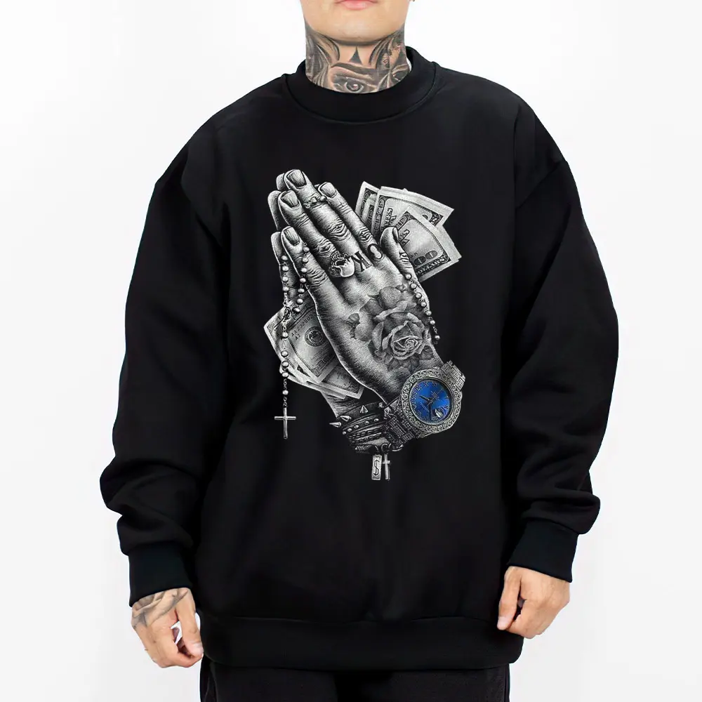 God Chicano Clothing, Mexican Clothes, Lowrider Clothes, Oversized Graphic Tee Medium Heavy Sweatshirt Hoodie for Men & Women Gods3
