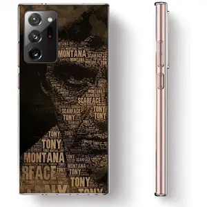 Trendy Scarface 1983 Film Al Pacino Movie Pattern Soft TPU Phone Case Cover for Samsung S26 S25 S24 S23 S22 S21 S20 Ultra Plus FE Protective Back Cover