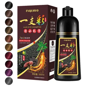 3-in-1 Hair Dye Hair Color, Semi-Permanent instant Dark Brown Hair Dye,Safe & Professional Hair Dye Shampoo, Easy To Use, For Salon &Home DIY Haircare,no bleach hair dye,color depositing tintes para cubrir canas organic hair dye black,500ml