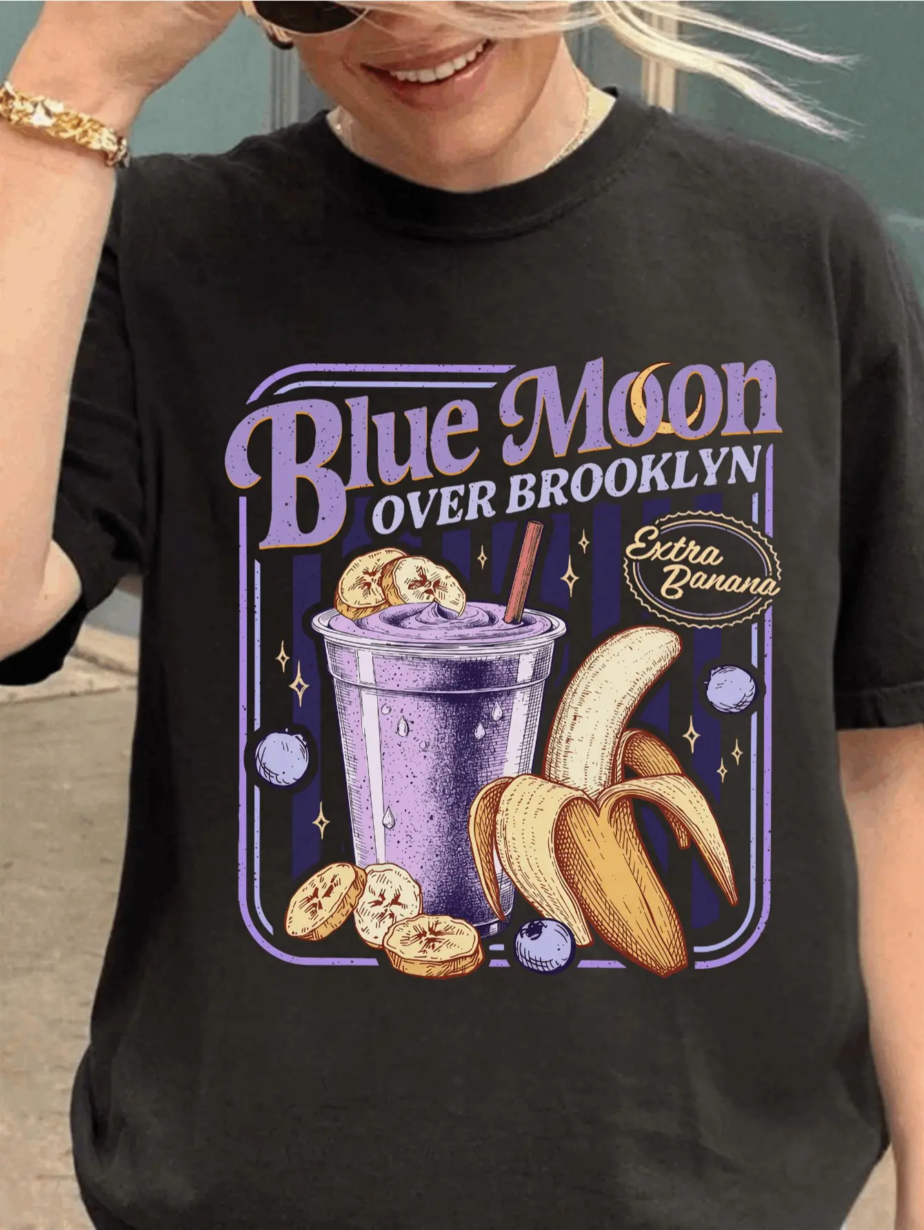 Brooklyn Blue Shirt Intense Rivalry Extra Banana Milkshake T-Shirt Scott And Kip Movie T-Shirt Romance Books Movies