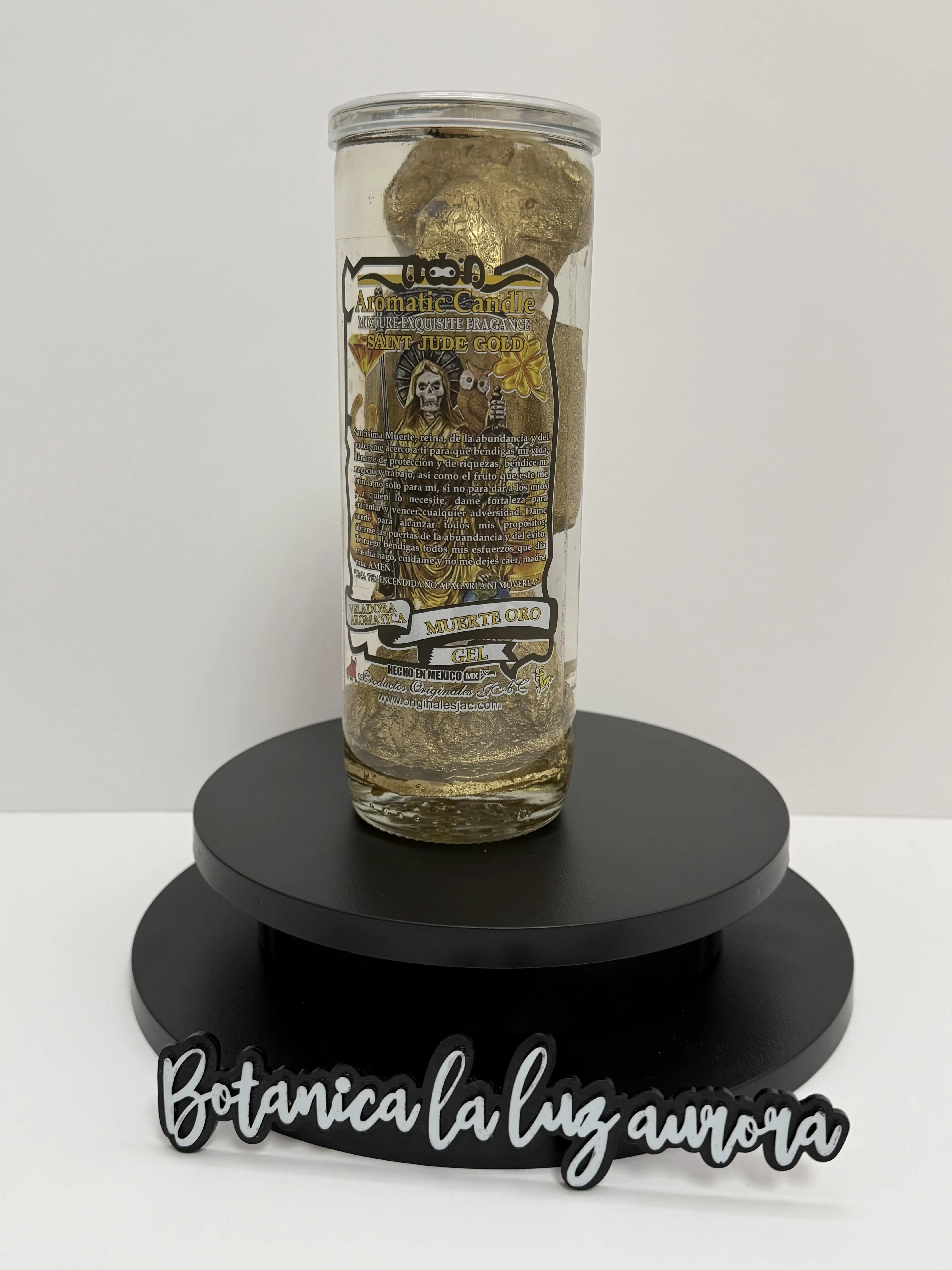 Candle Santa Muerte Oro