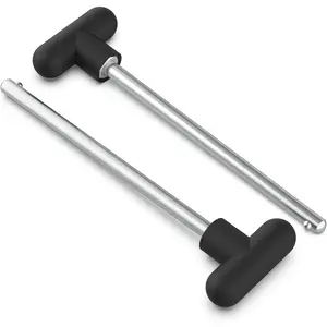 Weight Stack Pin Replacement, Pin Tensile 3/8" Diameter 5-1/2" Locking Space Universal Workout Equipment Weight Stack Selector Pin for  Gym Exercise Machine  & Accessories