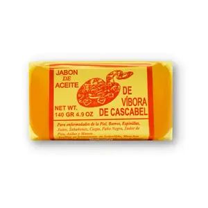 3 Pack Jabon de Aceite Vibora de Cascabel 140g Bath Soap - Acne Care, Nourishing & Cleansing, 3-Pack, Made in Mexico, Suitable for All Skin Types