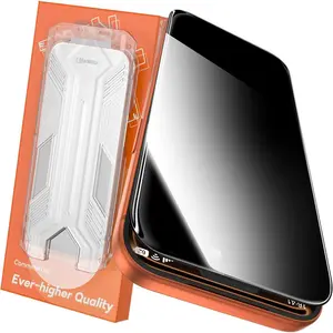 360?  Screen Protector for  17 Air,Full Coverage 9H+ Hardness Tempered Glass Easy Installation Anti Spy Private Bubble-Free