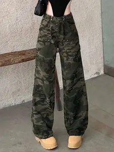 Women's Rust Regular Fit Casual Style Denim Jeans, Versatile and Comfortable Everyday Wear, Seasonal Fashion Essential