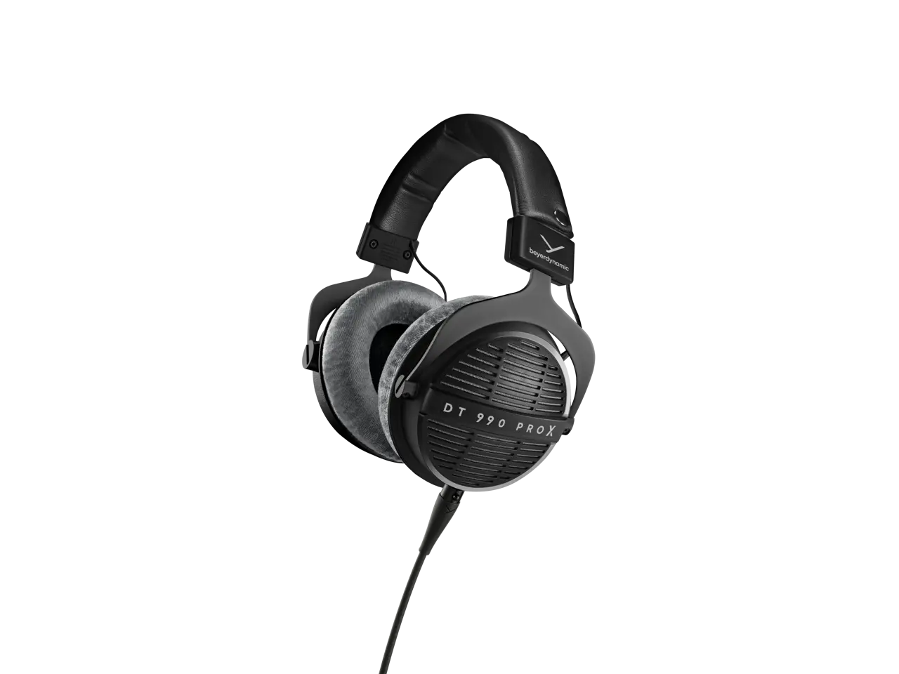 beyerdynamic DT 990 Pro X 48 ohm Wired Over-Ear, Open Back Professional Recording Studio Monitor Headphones for Mixing, Editing, Critical Listening, DJ Stereo Headsets, Made in Germany, Black w/Gray