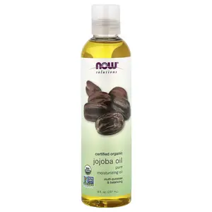 NOW Foods Solutions, Organic Jojoba Oil, 8 fl oz (237 ml)