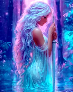 8 x 10 Character Art of Guin