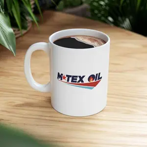 [Sale up to 20% + FREE SHIP] MTex Oil Ceramic Mug w small logo, (11oz, 15oz)