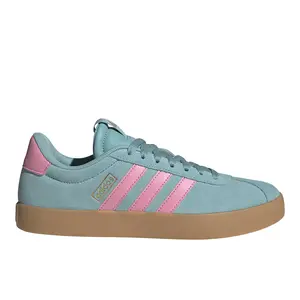 adidas Womens Vl Court 3.0 Lace Up Sneakers Shoes Casual - Blue