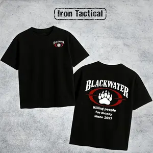 Iron Tactical Blackwater Logo Since 1997 T Shirt Men's Retro Tactical Logo Graphic Tee Outdoor Sports Apparel Gift Men