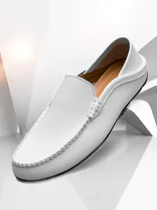 Men's Office Loafers Driving Moccasins Slip-Ons Flat Lightweight Breathable Non-Slip Microfiber Leather Casual Business Shoes for Office Work Daily Wear All Seasons Big Size 10 10.5 11 11.5 12