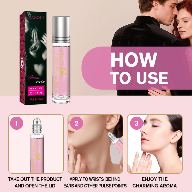 ong-lasting and Addictive Personal Roll-on Pheromone Perfume Oil Fragrance,Women Pheromone Perfume , Cologne for Women to Attract the opposite sex or Men(Pack of 2)