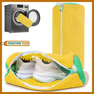 2pcs Reusable Laundry Shoe Washing Bag, Durable Zipper Shoes Removable Washing Bags, Shoe Storage Bag, Laundry Tools & Accessories for Home Laundry Room, Laundry Room Organiser, Laundry Products