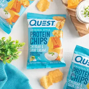 Quest Nutrition Cheddar & Sour Cream Chips - 1.1oz/8ct