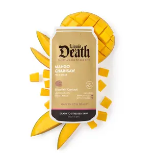 Mango Chainsaw Blemish Control Liquid Death Face Mask
