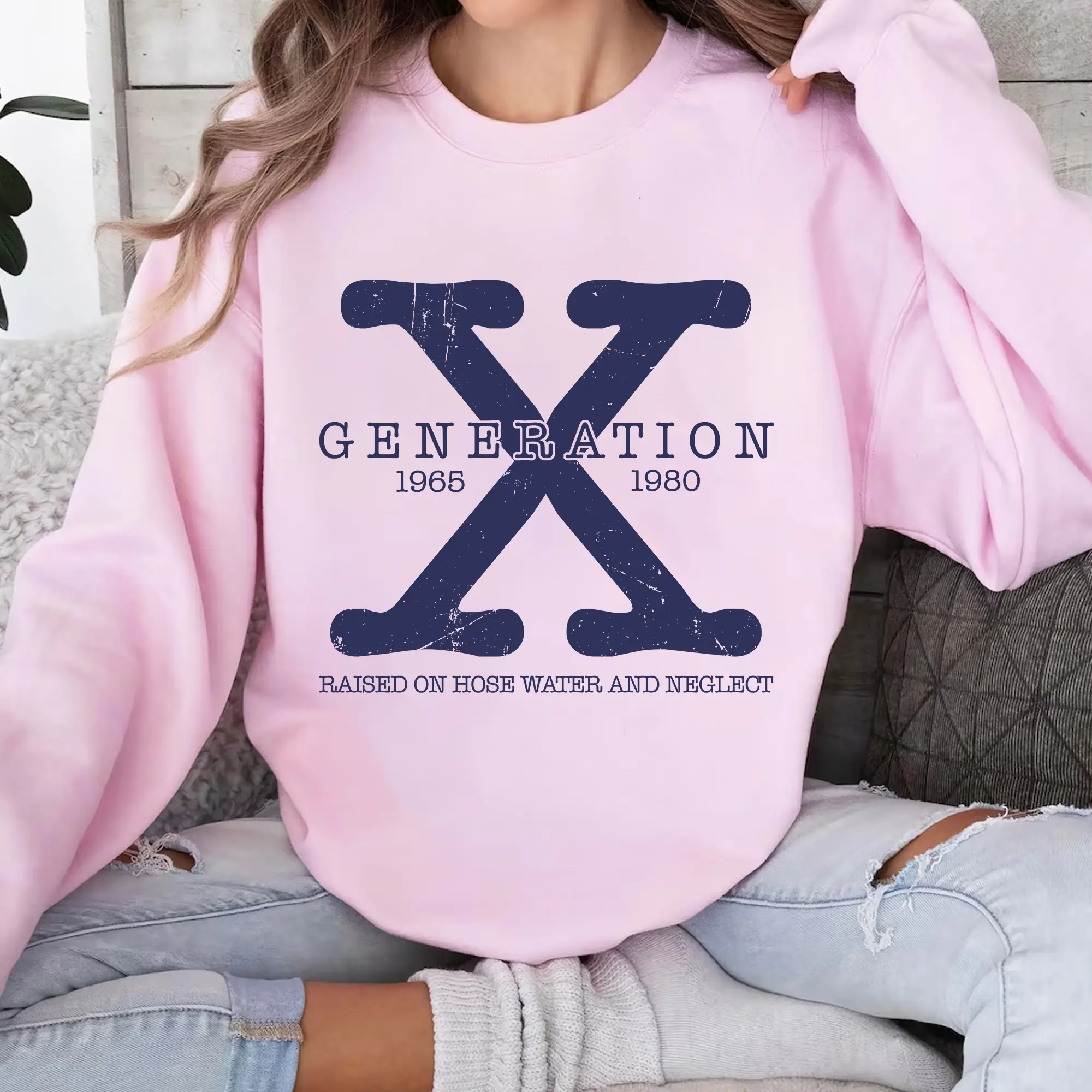 Generation X Gen X 80s Shirt, Generation X Raised On Hose Water And Neglect Sweatshirt V2