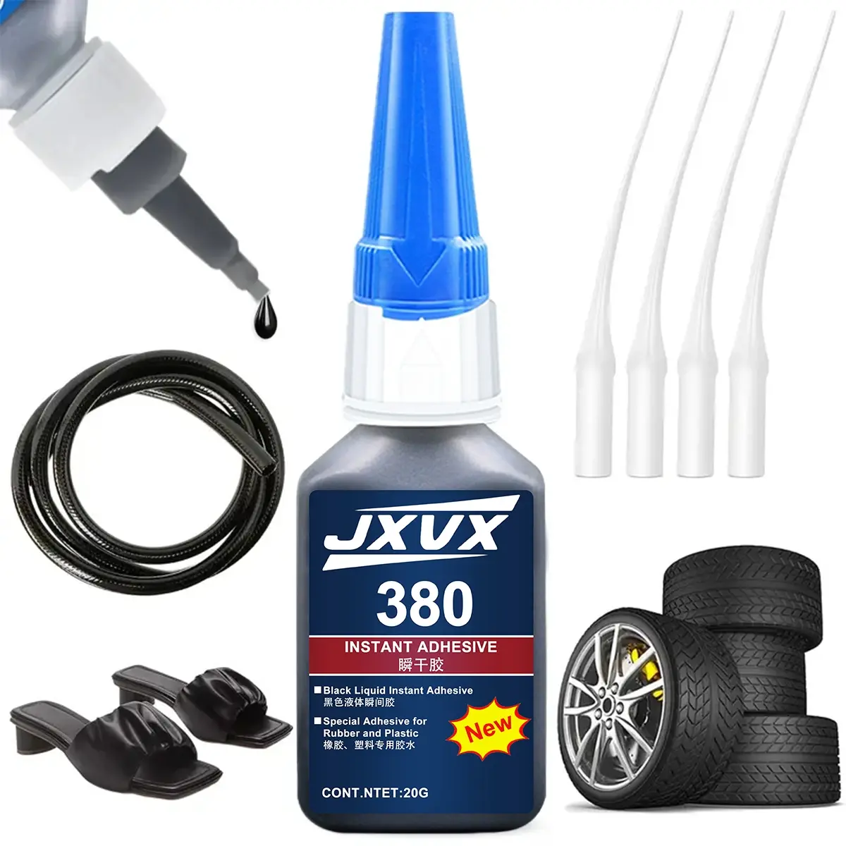 Super Glue 380 Type Adhesive 20g, Quick Dry Adhesive, Strong Fast-Drying Bonding Agent, Long Lasting Bond, Perfect for Crafts and Repairs, High Strength Glue, Durable Stickiness