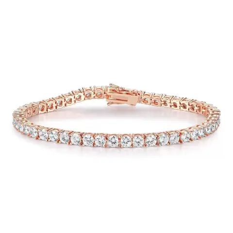 9067 Ultra Shining Hip Hop Tennis Bracelet - Trendy Stackable Bangle for Hip Hop Lovers, Casual Fashion Bracelets for Women, Street Style Costume Jewelry