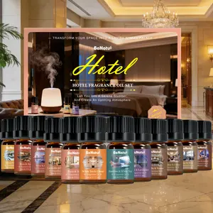 Benatu Hotel Collection Diffuser Oil Set 12 Essential Oil Blends Natural Fragrance Oils Long-Lasting Scent for Home Fragrance, Aromatherapy, Perfume, Candle, Soap, Gifts, Holiday gifts