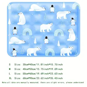 Self-Cooling Gel Pet Mat for Dogs and Cats, Non-Toxic Reusable Summer Cooling Bed for Indoor and Outdoor Use, Portable Cooling Pad in Multiple Sizes