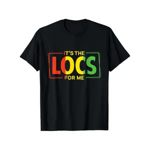[100% Cotton] Soft &Comfortable It'S The Locs For Me - Afro Hair Black American African Girl T-Shirt,  Top Womenswear Clear Streetwear Golf Gift T-Shirt For Men And Women