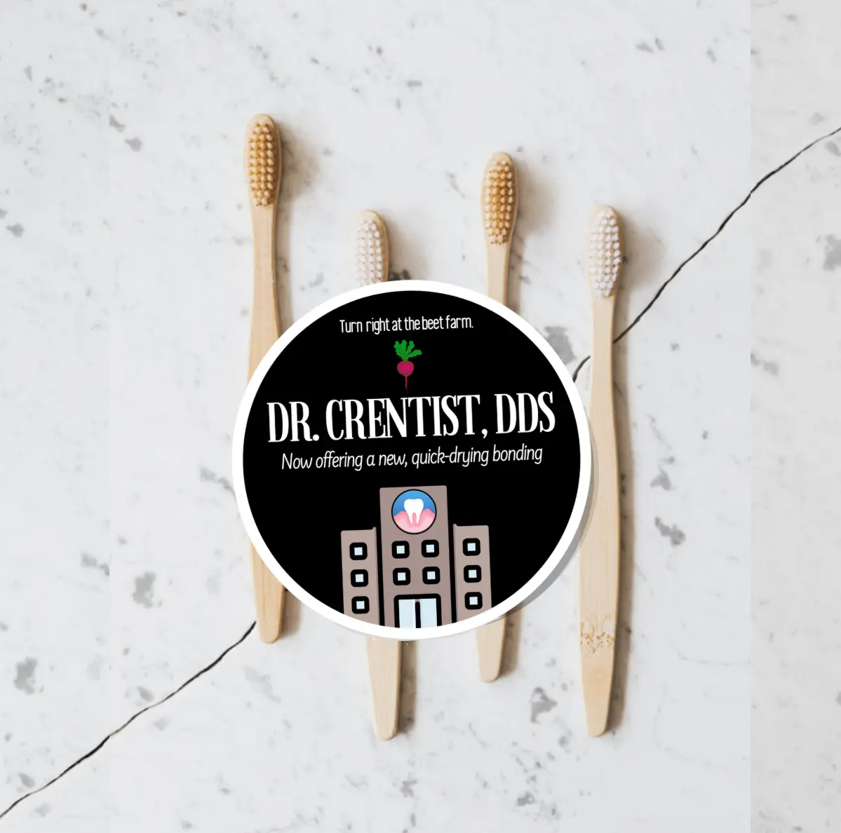 Dental stickers + dental + stickers + dental stationary + Dr. Crentist + The office inspired