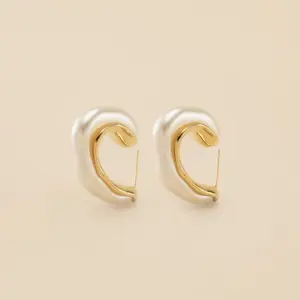 Beadsdance Coastal Glam Hoop Earrings FK0075