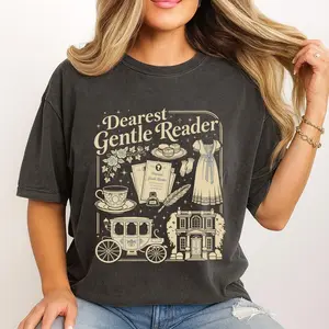 Dearest Gentle Reader Shirt | Bridgerton Tshirt | Lady Whistledown Shirt | Bridgerton Fan Gift | Bridgerton | Bridgerton Sweatshirt |