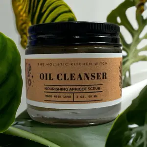 Nourishing Apricot Oil Cleanser - Gentle Tallow Based Facial Exfoliator & Cleanser for Radiantly Glowing Skin