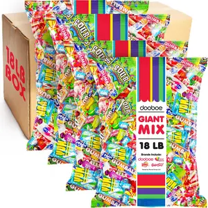 Dooboe Parade Throws Bulk Candy - Wholesale Big Bulk Candies - Individually Wrapped Candies - Schools, Offices, Teachers' Rewards, Claw Machine (18 Pounds)