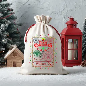 Personalized Christmas Sack: Santa Mail Delivery Gift Bag