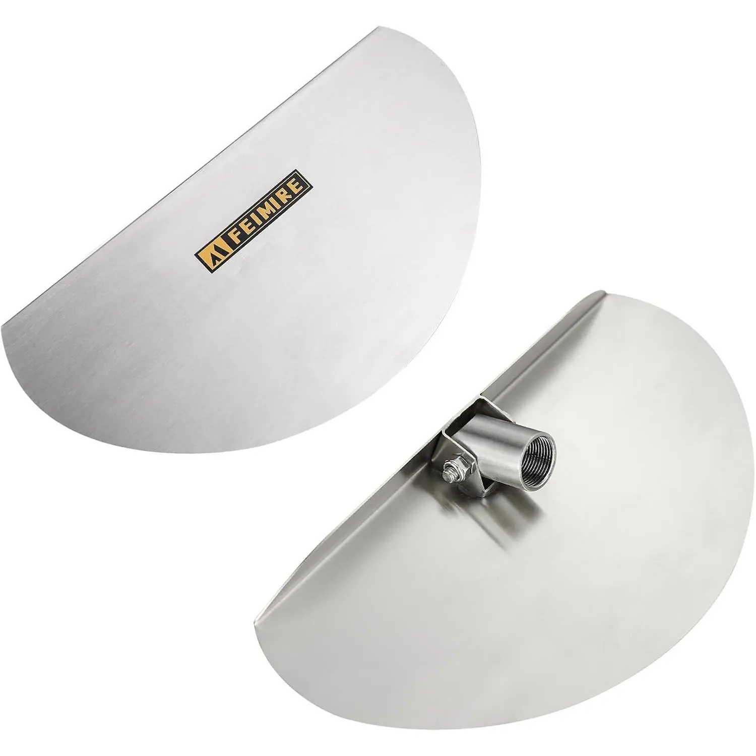 Stainless Steel Culvert Cleaning Hand Tool - 8 in Diameter-Fit, I.D. Match Pipe Clean Tool for 8 in Culvert Pipes, 6.5 in Wide, Handle Not Included, 6 1/2 Inches