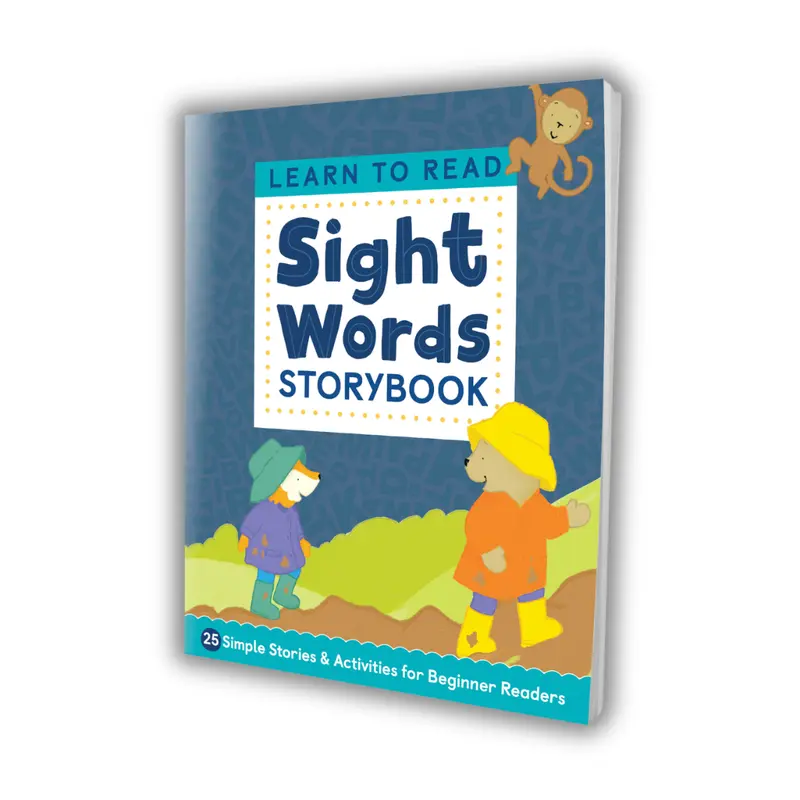 Learn to Read: Sight Words Storybook: 25 Simple Stories, Sight Word Practice & Reading Activities for Preschool and Kindergarten Readiness