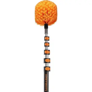 Cobweb Duster with Extension Pole // Spider Web Cleaner Cobweb Brush for Outdoor & Indoor Web Cleaning