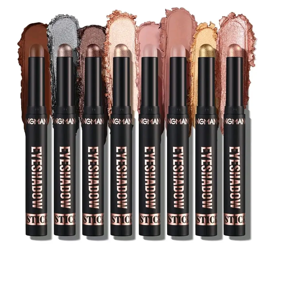 Eyeshadow Stick Set, 8 Colors Matte Professional Bright-Colored Contouring and Highlight Eyeshadow Stick, Cream Waterproof Long Lasting High Pigmented Eye Shadow. (8, EYESHADOW