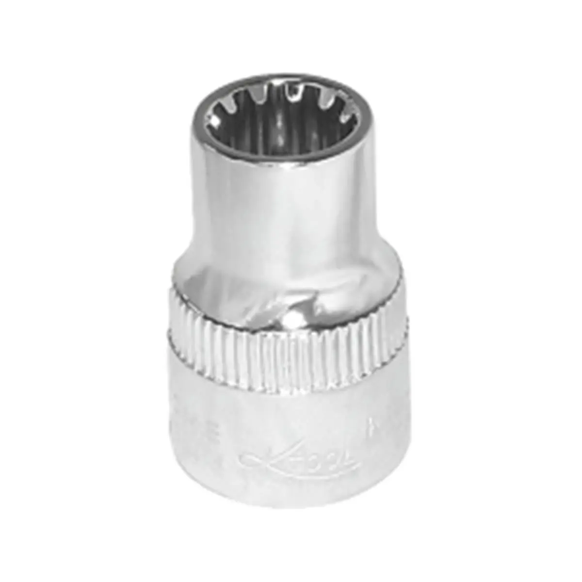 K Tool International KTI-20712 0.37 in. Drive Spline Socket, 12 mm