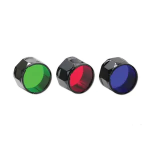 Fenix AOF-S+ Filter Adapter for Flashlights - Green Blue Filters for Night Vision & Map Reading - Durable Anti-Roll Material
