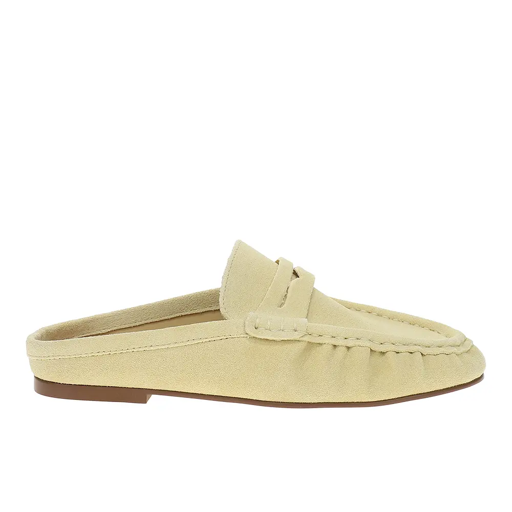 Steve Madden Womens Rafe Mule Loafers Casual - Yellow